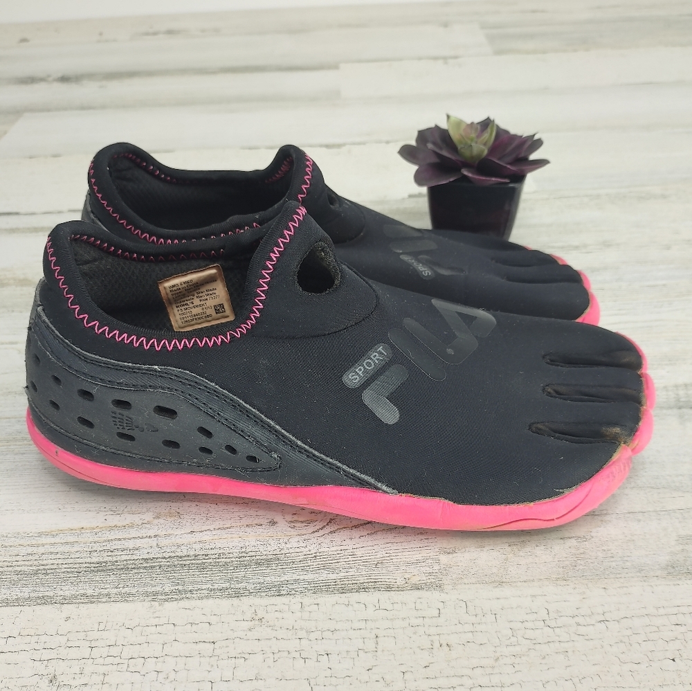 Fila Sport Black/Pink Skel-etoe Outdoor Shoes